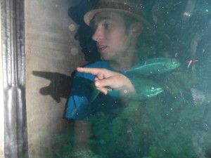 Max at the Boston Aquarium with his naural siblings