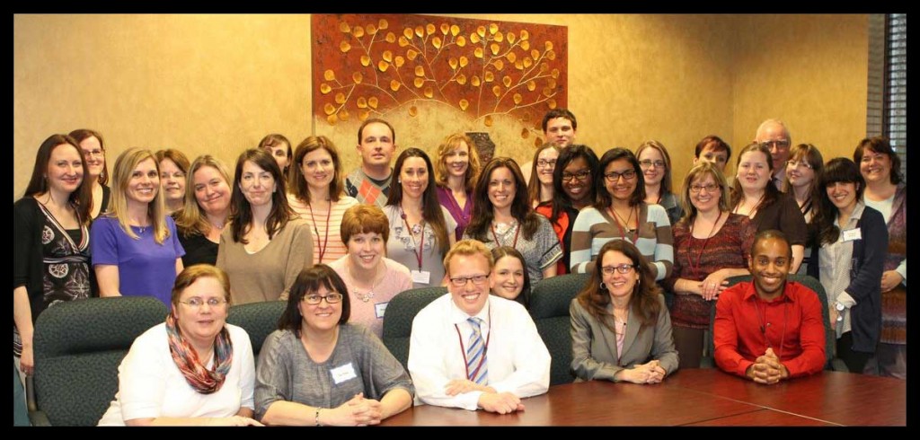 Don't Know why the Adoption STAR staff is smiling, they live on peanuts.