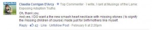 smashed heart ncklace comment