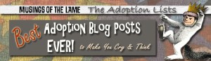 the adoption lists: best blog posts ever