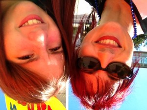 A mother Daughter Adoptee Rights Protest moment