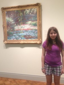 Scarlett and Waterlillies