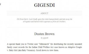 blaming MikiSearch Dusten Brown Court Document leak