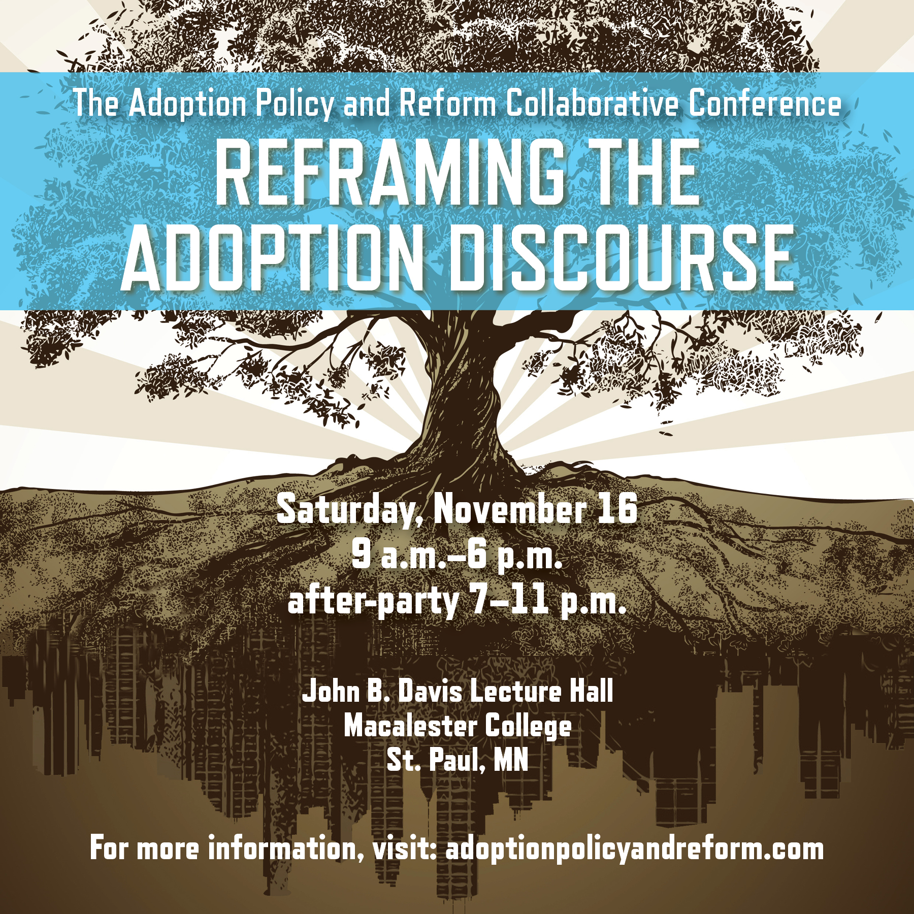 "Reframing the Adoption Discourse" Conference in St Paul, MN Saturday November 16th, 21013