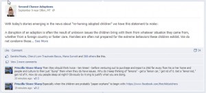 Adoption Re-homing on facebook