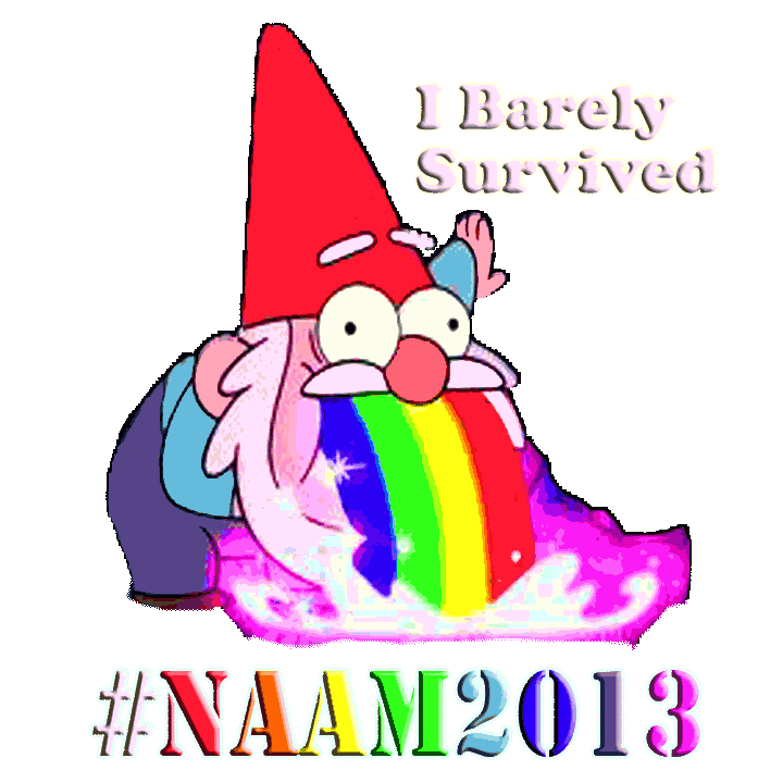 I survived #NAAM2013 T shirt