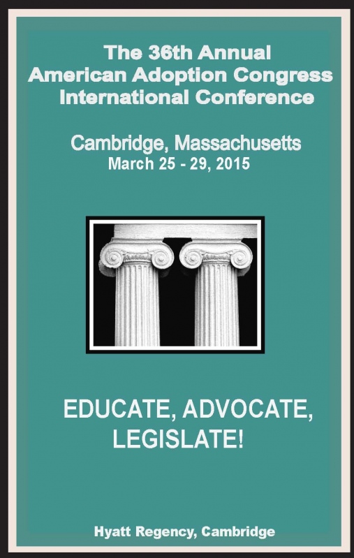 American Adoption Congress Conference in Cambridge, MA